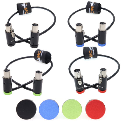Low-Profile TA5F To TA3F Sommer Audio Cable for Lectrosonics Receiver To Sound Devices, Mini XLR 3pin To 5pin