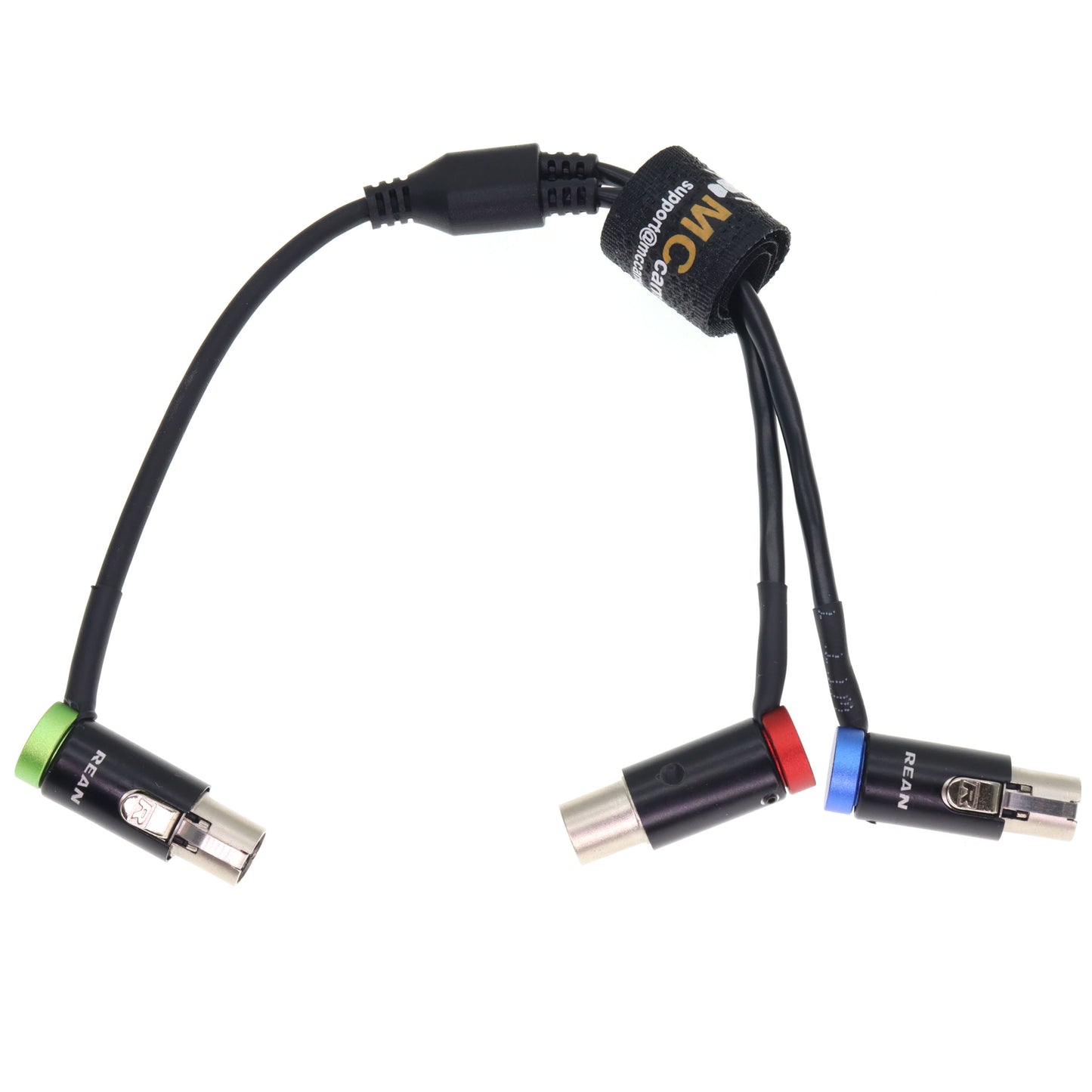 Low-Profile TA5F to TA3F Audio Cable for Wisycom Receiver for Zaxcom QRX200 for Lectrosonics SRc5P/SRb5P Receiver to Camera Mixer Recorder Audio-Y-Cable