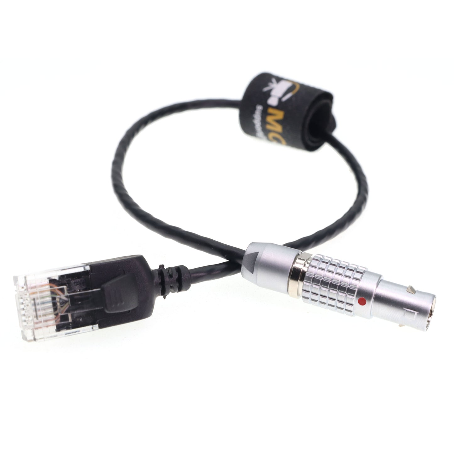 RED Camera Gig-E DSMC EXT 9-pin TO Cat5e Ethernet RJ45 Connector for Data Transmission Through Teradek COLR