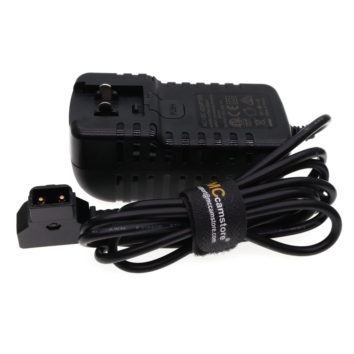AC 110V-220V Power Adapter Converter Cable to D-tap Camera Power Cable