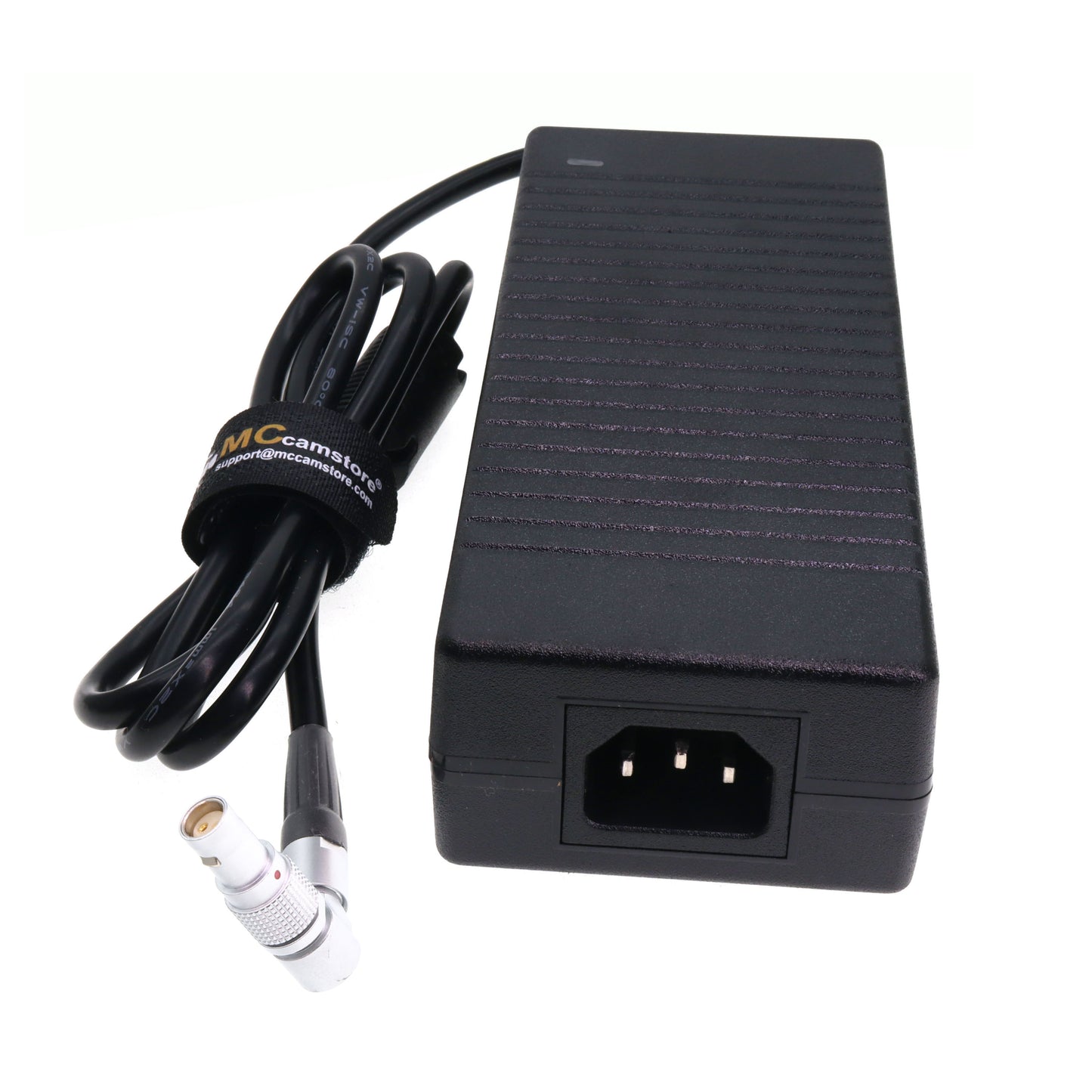 Rotatable Right Angle 2pin Female Power Adapter for RED Komodo 6K Camera AC 220-110V to 16V 10A