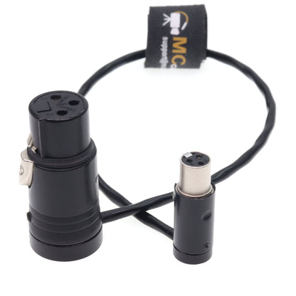 Low-Profile Ta3f 3pin Female To XLR 3pin Female SCORPIO Link Lectrosonics Use SOMMER SOD-14 Audio Cable