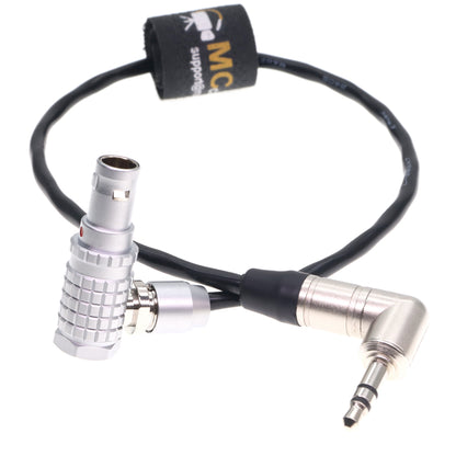 Timecode Cable for Deity Tentacle Sync to ARRI Alexa 35 Mini LF Classic RED Ranger Camera Sound Devices Ambient Audio Recorder, 3.5mm TRS to 5 Pin