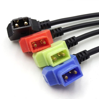 Camera power plug D-tap plug DIY Cable D-TAP male Connector with flying lead 1 meter cable