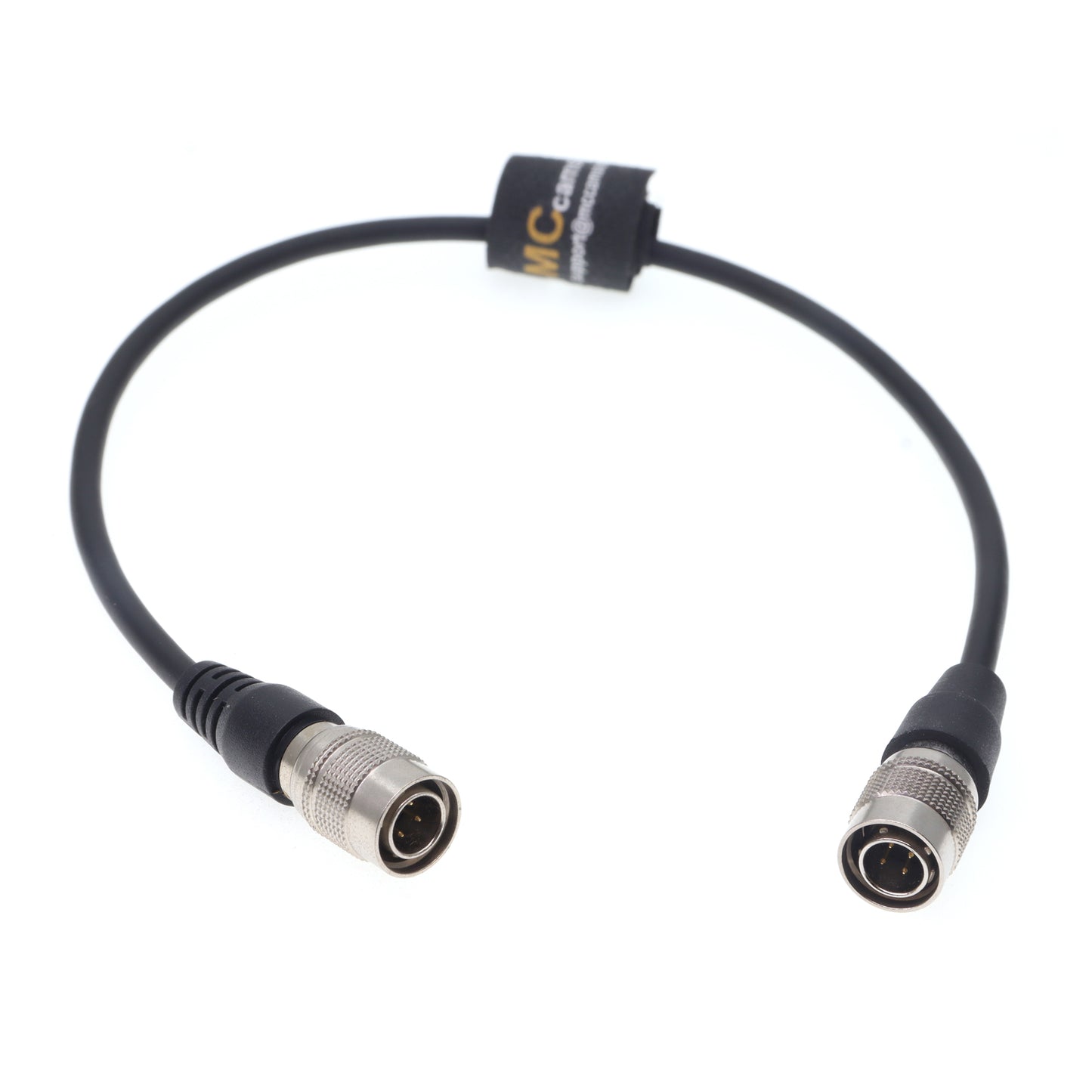 Hirose 4 Pin Male to Male Power Cable for Sound Devices 644 688 Zoom F4 F8 Zaxcom Recorder