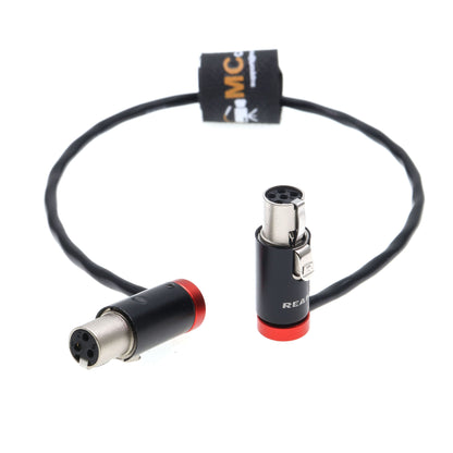 Low-Profile TA5F To TA3F Sommer Audio Cable for Lectrosonics Receiver To Sound Devices, Mini XLR 3pin To 5pin