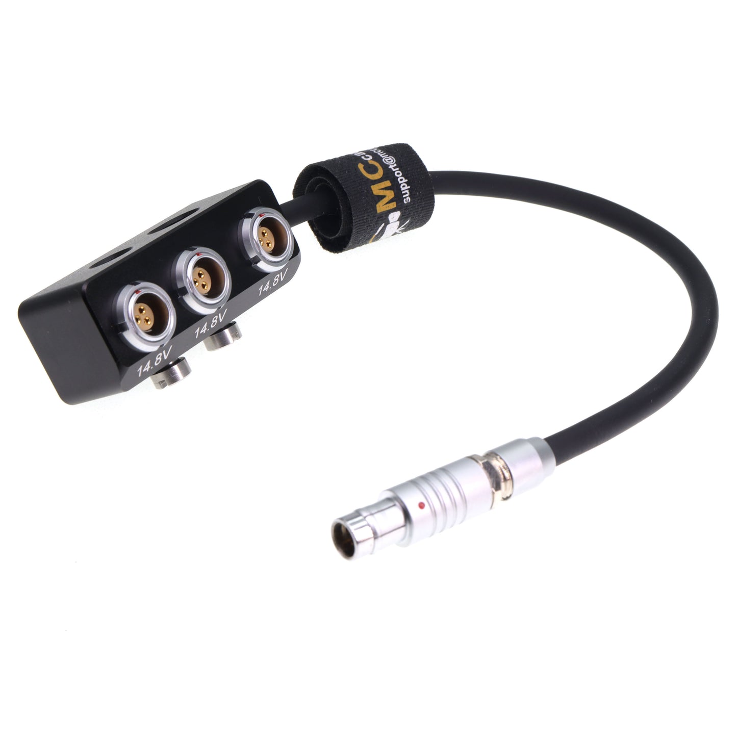RS 3 Pin Male in to 3x RS 3Pin Female Out for Sony Venice Rialto Tilta ARRI Alexa DSMC2 Camera