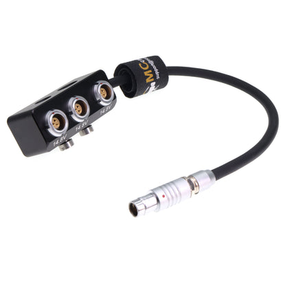 RS 3 Pin Male in to 3x RS 3Pin Female Out for Sony Venice Rialto Tilta ARRI Alexa DSMC2 Camera
