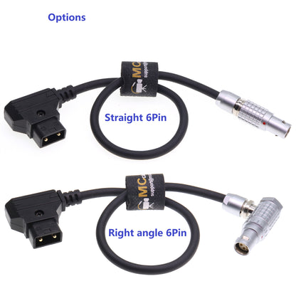 D-Tap to 1B 6 Pin Female Power Cable for RED Komodo-x Epic Scarlet V-Raptor for DJI Ronin 4D