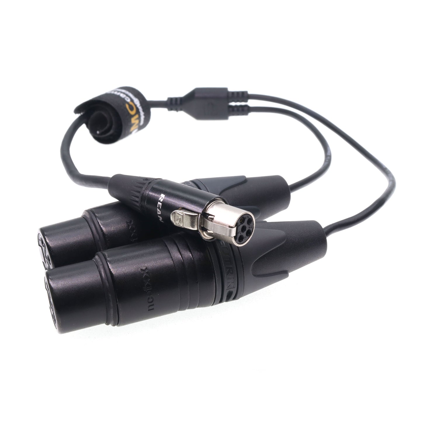 Mini XLR 5pin to Dual XLR 3Pin Female Audio Cable for Zaxcom QRX200 Lectrosonics SRa5P SRb5P Wisycom MCR54