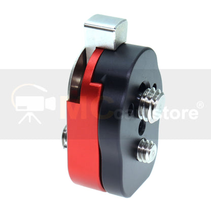 Quick Release Lock Mount Plate Bracket for ARRI RED Camera Monitor Wireless Focus Motor Mini Lock Quick Release System, Black