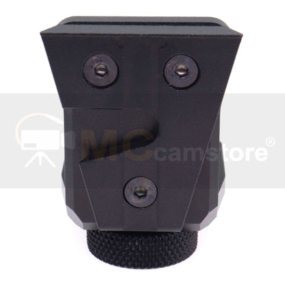Right Angle Bracket for V-Mount Battery, Mini L-Shape Buckle Kit with 3/8''-16 & 1/4"-20 Screw for Video Accessory Expansion for Cheese Plate, Side Panel Plate, Field Monitor