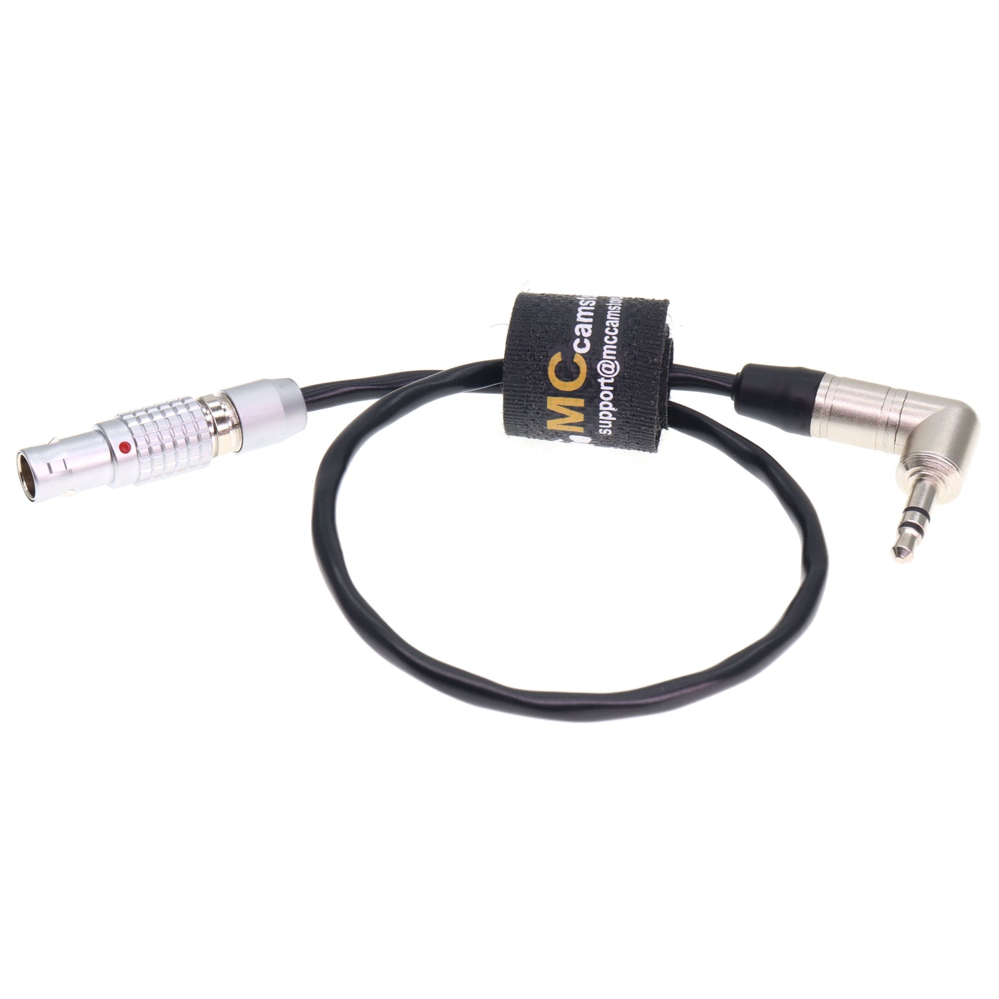 Timecode-Cable for Red Komodo Tentacle Sync 3.5mm TRS Right-Angle to EXT 9-Pin Male