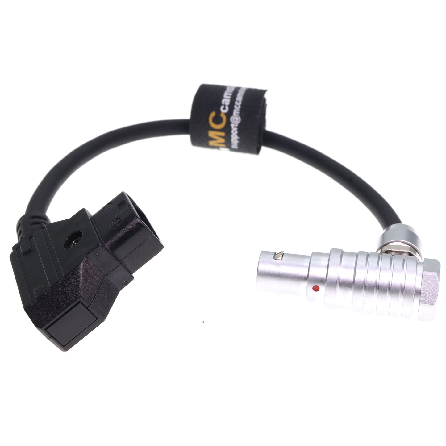 D-TAP to FHK 1B 4 Pin Right Angle Female Power Cable for Canon C300 Mark II C200 Camera