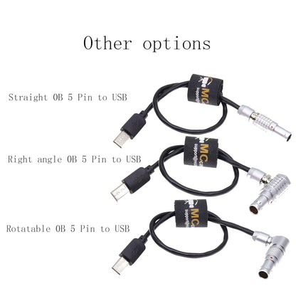 Micro USB to Straight Locking 3.5mm TRS Timecode Cable for Sony FX3 FX30 A7S3 A1 Camera for Deity TC-1 Timecode Generator