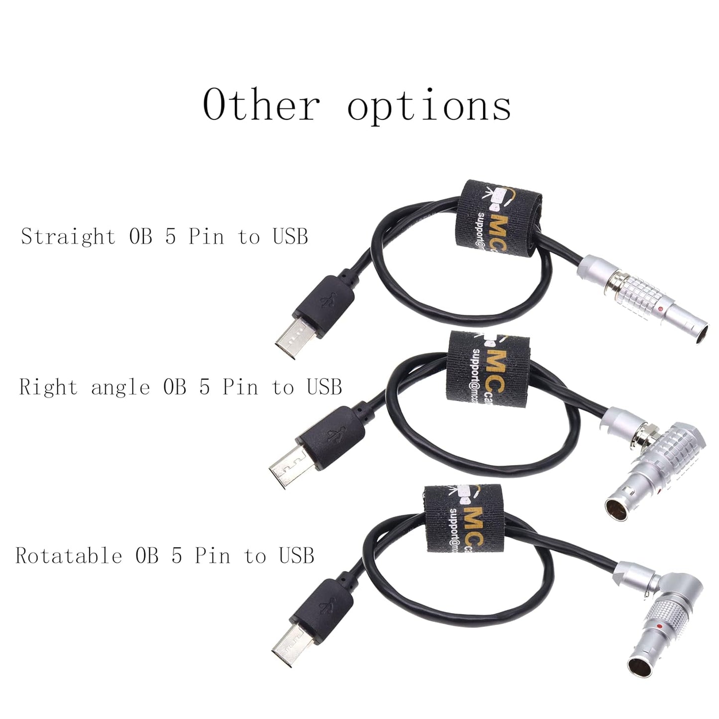 Timecode Cable 5Pin for Ambient Recording to Micro-USB for Sony FX3 and FX30 A7M3, A7M4, A7S2, A7S3, A7R3, A7R4, A7R5 Camera