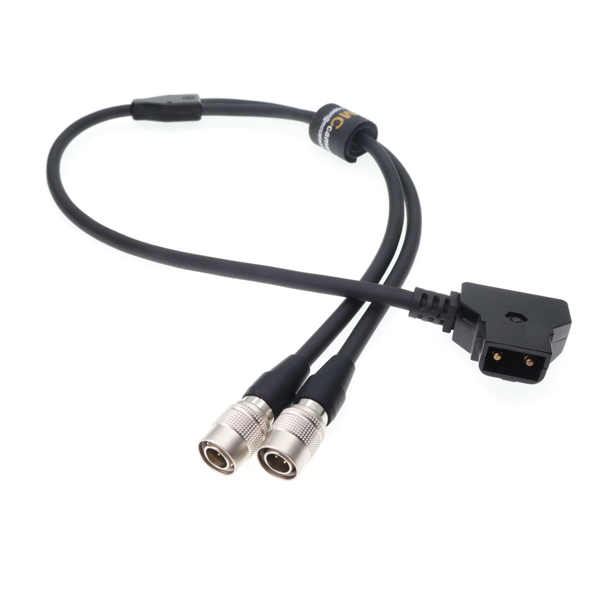 Two Way Splitter Cable D-tap To Dual Hirose 4-pin Male Power Cable for ZOOM F8/F4 ZAXCOM Sound Device 688/664/788T