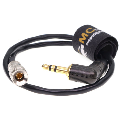 Timecode Cable for Tentacle Sync for Canon R5C C400 Camera for UltraSync One 3.5mm TRS to DIN 1.0/2.3