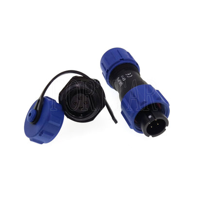 WEIPU SP11 IP68 Waterproof Connector, 2 3 4 5pin Thread Nut Panel Mount / Cable to Cable Power Plug Socket