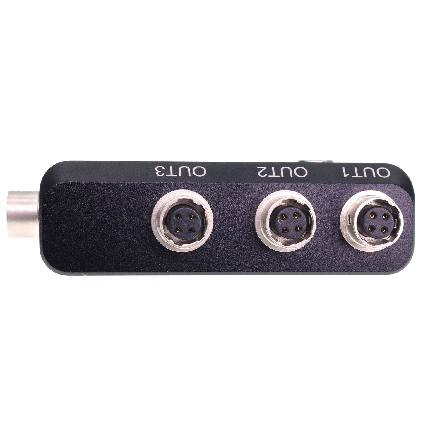 Hirose 4Pin Female 3 Way Splitter Adapter 1 in 3 Out Distributor for Zoom F8 /F4 Mixer Sound Devices 442 688 664 for Wisycom Zoom Lectrosonics