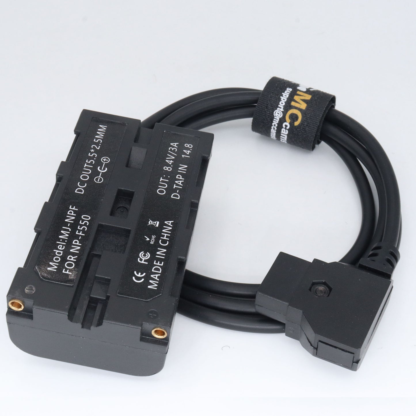 D-tap to NP-F550/770/570 NP-F970 Dummy Battery Power Cable for Sony Atomos Ninja