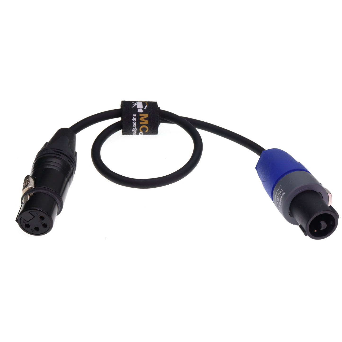 NL2FX 2 Pin to NEUTRIK XLR Female 4 Pin Power Cable