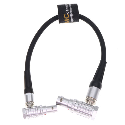 Angle Ronin 2 Power 6 Pin 4+2 to Angle 0B 2 Pin for DJI Ronin 2 to Teradek Bolt Pro 2pin PWR IN Power Cable