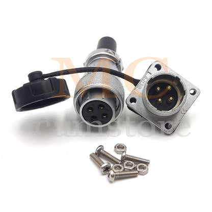 WEIPU WS20 Aviation Connector, 2 3 4 5 6 7 8 9 12 15pin Industrial Electrical Power Cable Plug Socket