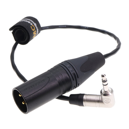 Time Code Cable for Sony FS7 FS5 for Canon C100 Camera from Tentacle Sync 3.5mm TRS to XLR 3 Pin Male