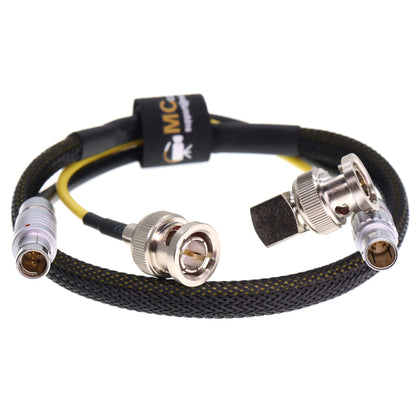 Camera RS 3pin to 0B 2pin Cable for Teradek Bolt Pro 1000/3000ft Vaxis Transmission, Samhd Ultra7 2pin Power Cable and SDI Cable