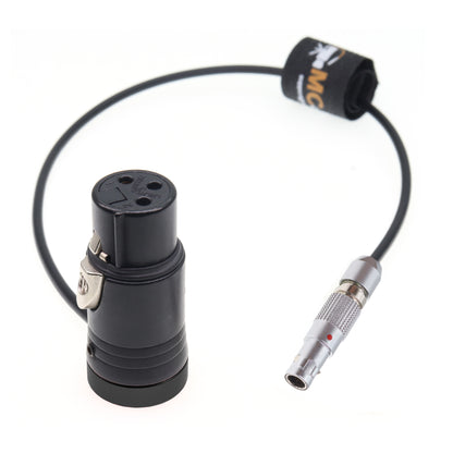 FGB 3 Pin To XLR 3 Pin Female, for Zaxcom TRX900 ZAXCOM ZFR300,ZFR400 Audio Line