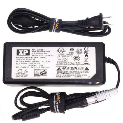 GEV242 Battery Charger for GEB371 Li-ion External Battery, for GPS Total Station Batteries Charger 5pin