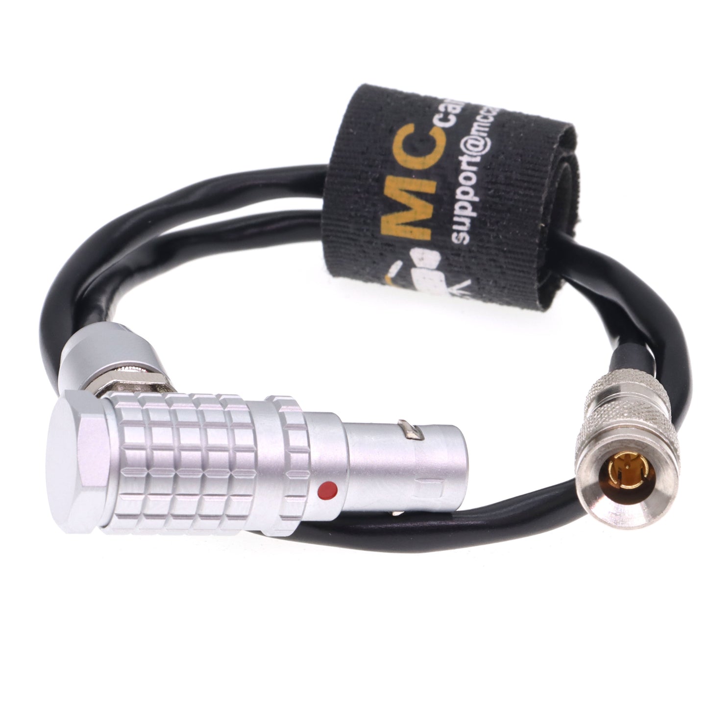 DIN 1.0/2.3 to Elbow 0B 5 Pin Timecode Cable for Ultrasync One for Sound Devices 633 Time Code Sync