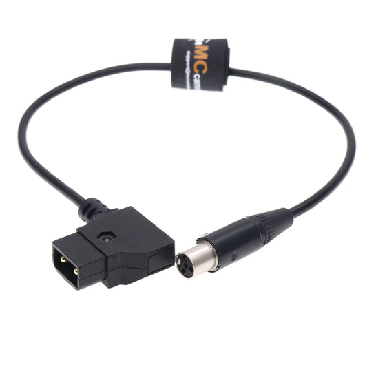 D-Tap to TA4F Mini XLR 4-pin for TVlogic 056 058 Monitor Power Cable