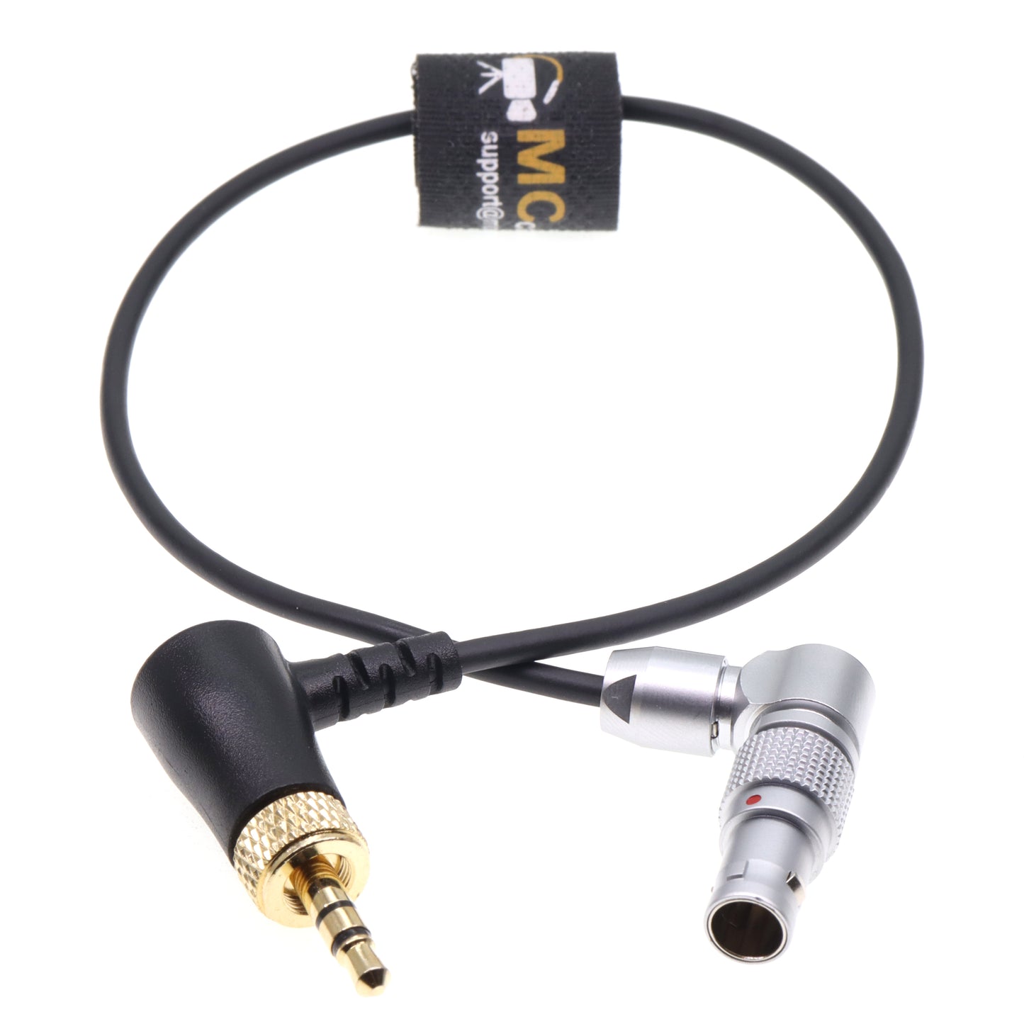Lock 3.5 TRS Jack To Angle Adjustable 9 Pin Timecode Cable for Deity TC-1 for RED Komodo RED V-Raptor