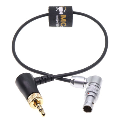 Lock 3.5 TRS Jack To Angle Adjustable 9 Pin Timecode Cable for Deity TC-1 for RED Komodo RED V-Raptor
