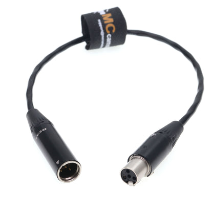 TA4F to TA4M 4pin Male to Female Audio Extension Cable for Shure Microphone Adapter Connector