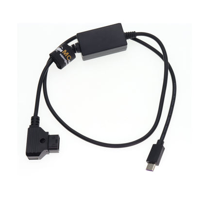 D-tap to USB-C Type-C Power Cable Regulated 5V Output for Blackmagic Design Micro Converter, Sound Devices Mix Pre II Cine Eye Wireless Transmitter