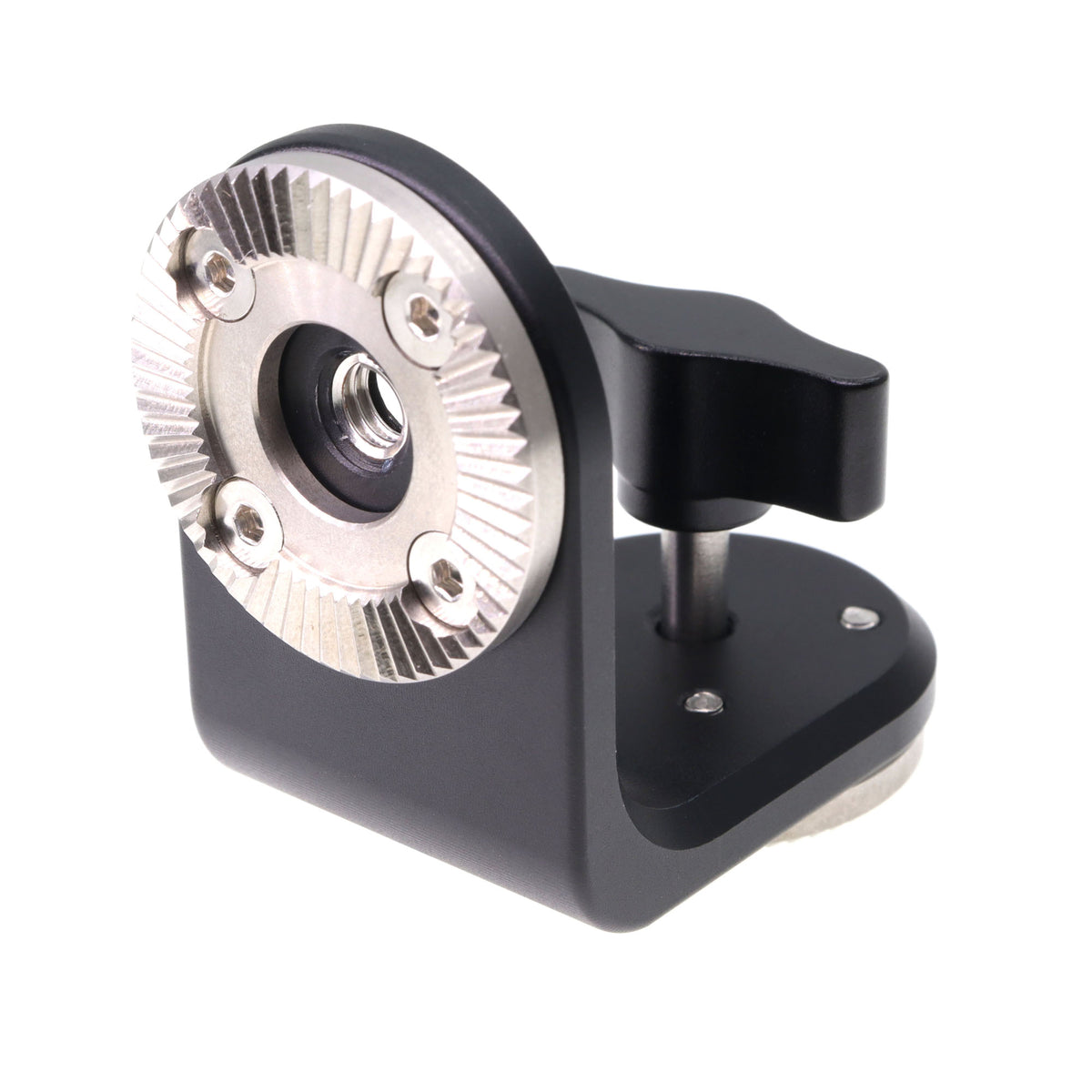 Dual M6 L-Type Bracket ARRI Rosettes Extension Mount Connector With Central M6 Thread & Adjustable Thumb Knob For Camera Rig Handle Grip