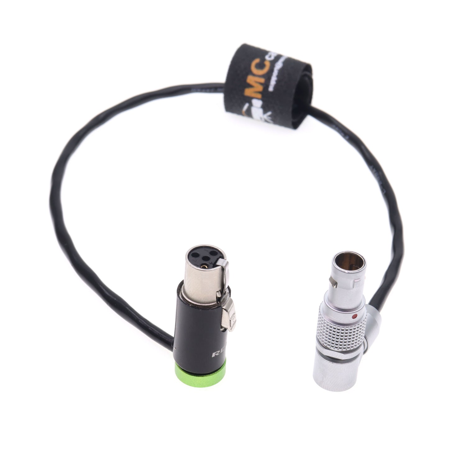 Tvlogic 055/056/058 Power Cable, Rotatable 0B 2pin Male Connector to Ta4f 4pin Female Cable 12V