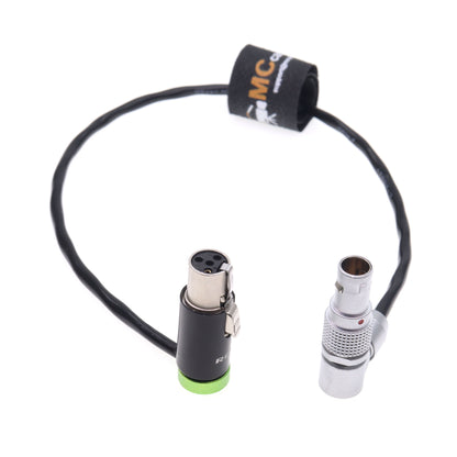 Tvlogic 055/056/058 Power Cable, Rotatable 0B 2pin Male Connector to Ta4f 4pin Female Cable 12V