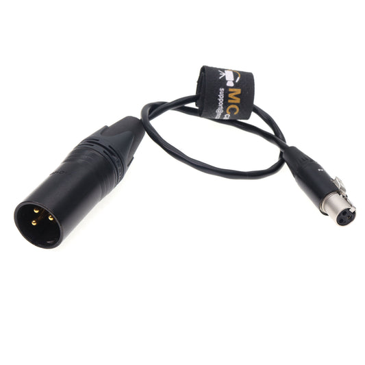 TA3F 3pin Female To XLR 3pin Male with  SOMMER SOD-14 Audio Cable for SCORPIO Link Lectrosonics