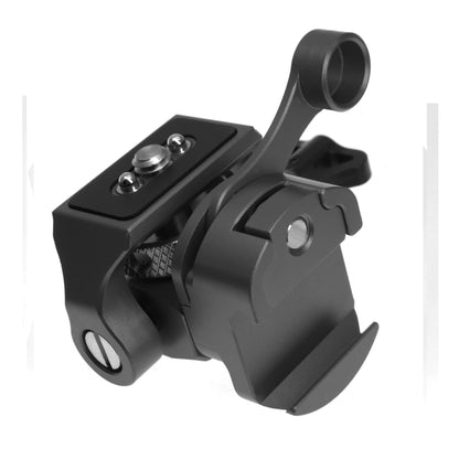 Field Monitor Mount Adjustable 360° Swivel and 180° Tilt Camera Bracket, Camera Monitor Holder with Cold Shoe for Camera Cage Rig Accessories