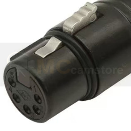 DMX Adapter Cable with 3 pin Aviation Connector for NANLITE Forza, FC, PavoSlim, Pavotube ll C