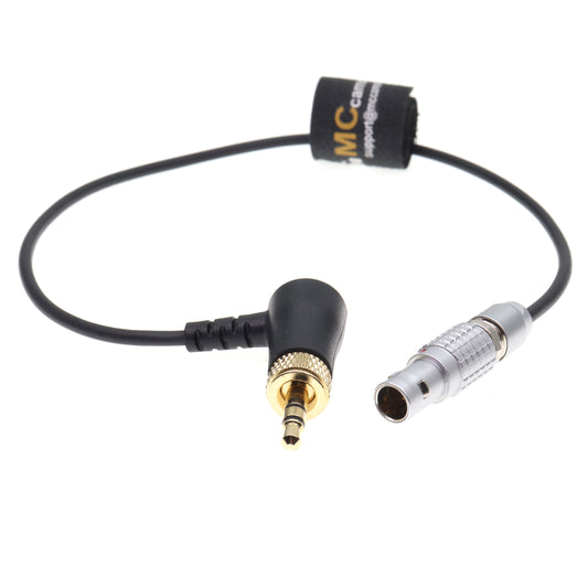 Lock 3.5 TRS Mini Jack To EXT 9 Pin Timecode Cable for Deity TC-1 for RED Komodo RED V-Raptor Time Code Sync