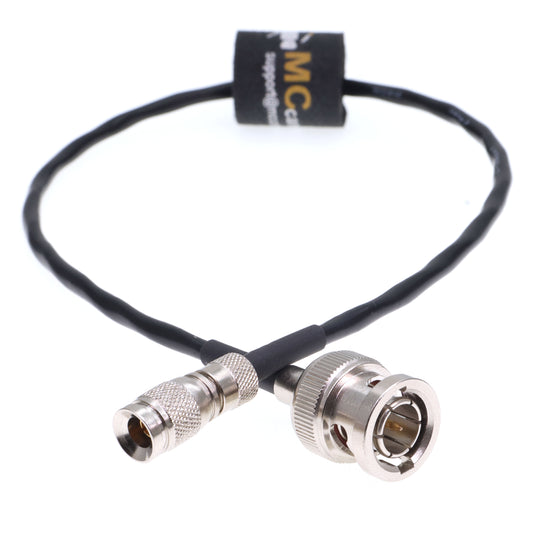 Timecode Cable for Canon R5C C400 EOS Camera Audio Recorder for Zoom Sound Devices, BNC Male to DIN 1.0/2.3Time Code Sync Cord