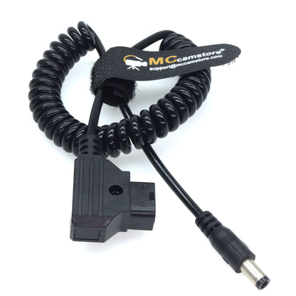 D Tap To DC 2.5 Power Cable for For Blackmagic Atomos SmallHD KiPRO Ikan Monitor Dc 12v Power Cord