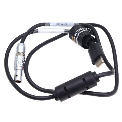 Nucleus-M 7 Pin to USB C Run Stop Cable for Canon R5 R6 R5C C70, Nikon Z6 Z7 Z9, BlackMagic BMPCC 4K 6K Camera Sony ZVE1, Record Trigger Lens Control