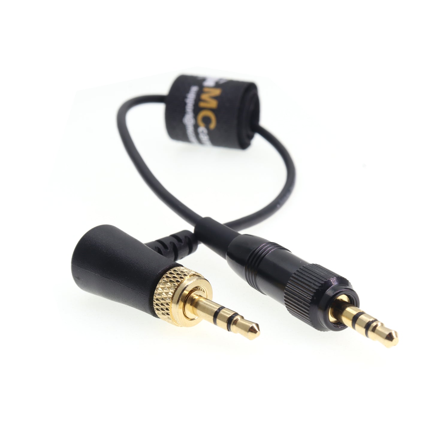 Locking 3.5mm TRS Audio Cable for Sennheiser Mic Wireless Receiver TASCAM Digital Audio Recorder