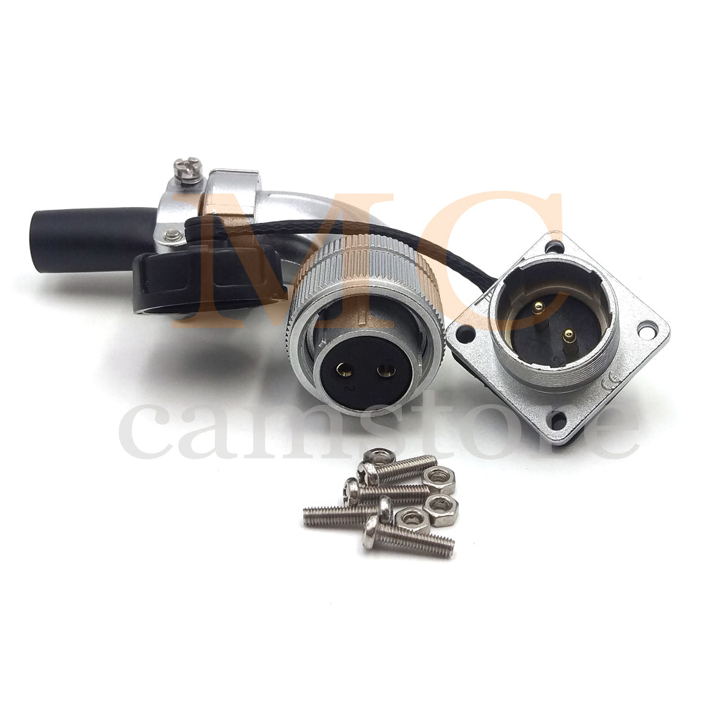 WEIPU WS20 Aviation Connector, 2 3 4 5 6 7 8 9 12 15pin Industrial Electrical Power Cable Angle Plug Socket